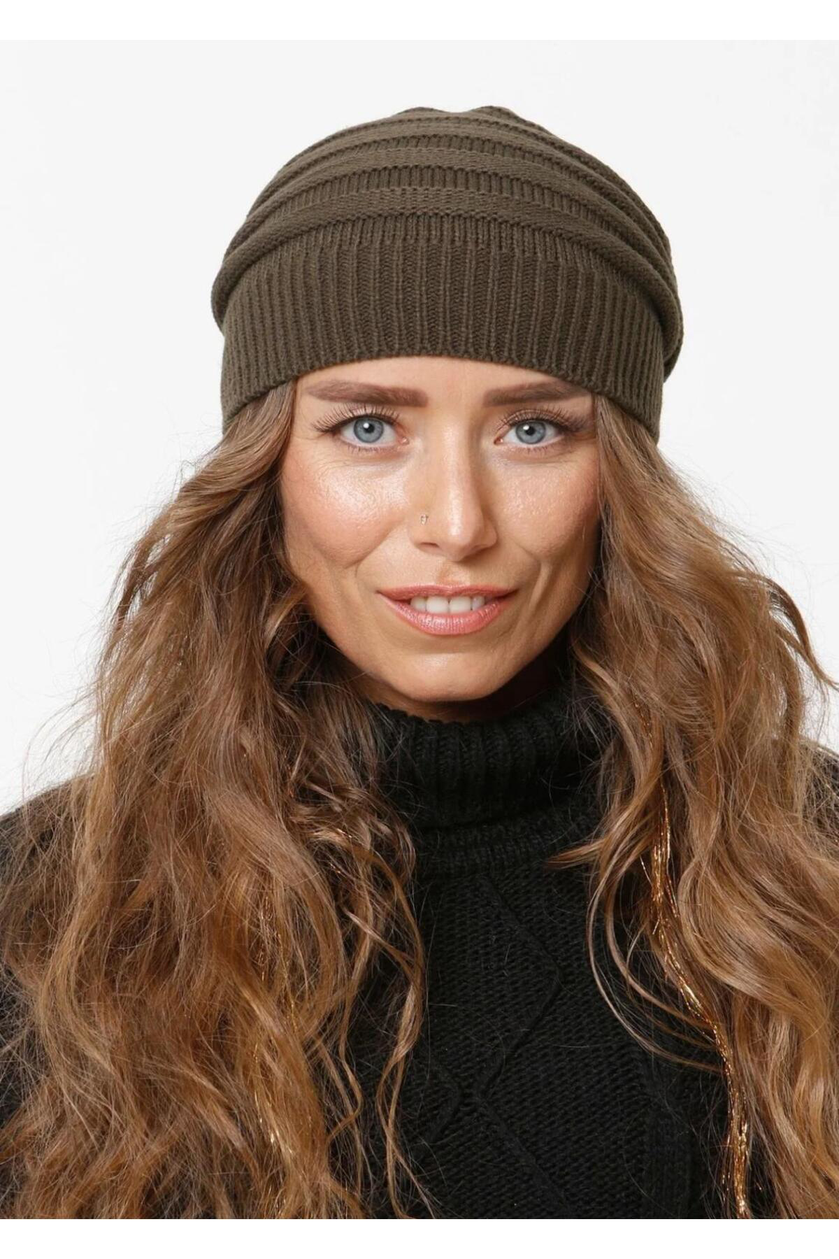 Kışlık Fonksiyonel Ayarlanabilir İpli Boyunluk, Bere