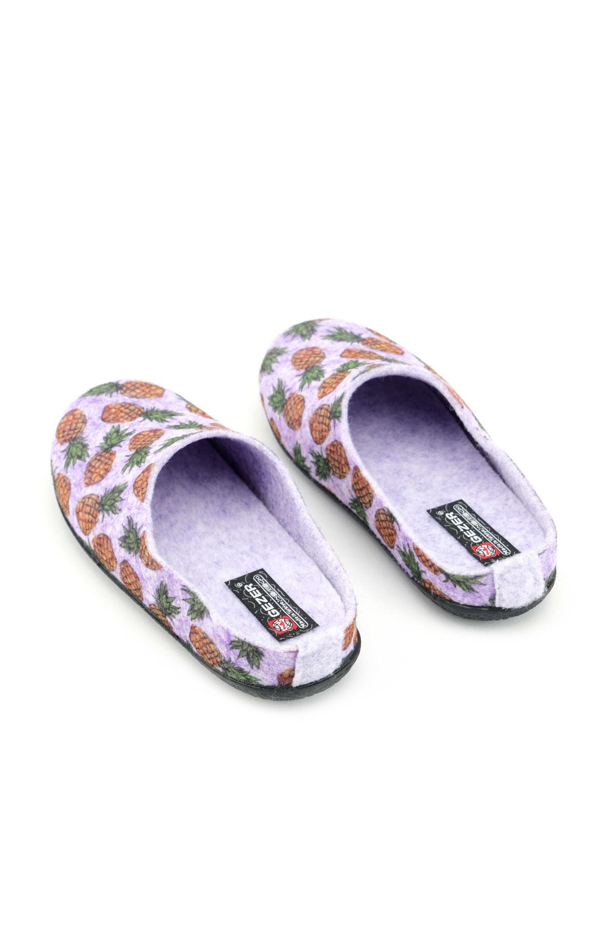 Kışlık Keçe Çıkarılabilir Iç Taban Ev Bahçe Kadın Terlik