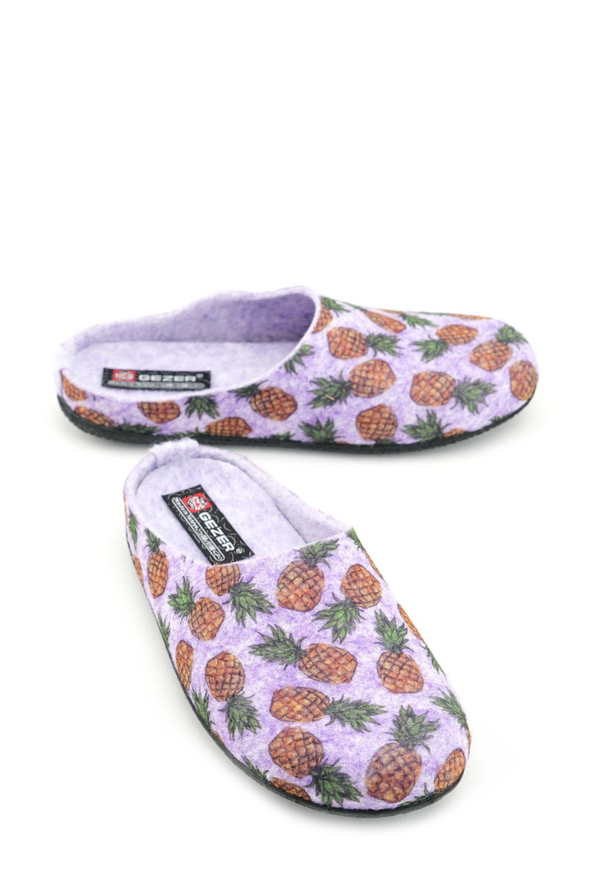 Kışlık Keçe Çıkarılabilir Iç Taban Ev Bahçe Kadın Terlik