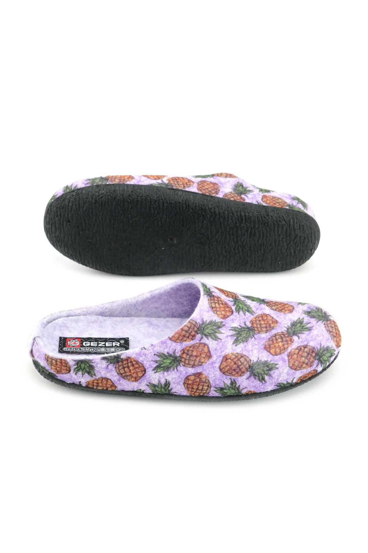 Kışlık Keçe Çıkarılabilir Iç Taban Ev Bahçe Kadın Terlik