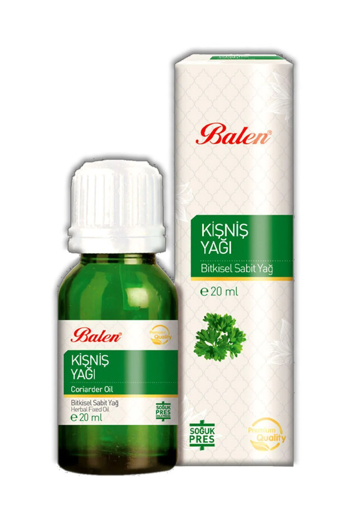 Kişniş Yağı Soğuk Pres 20 ml 3 Adet