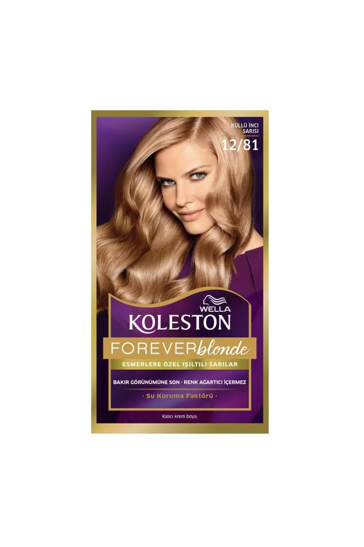 Kit Saç Boyası 12/81 Küllü İnci Sarısı