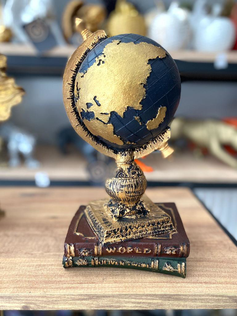 Kitap dünya dekoroatif obje Atlas Biblo Kitap dünya dekoroatif obje Atlas Biblo