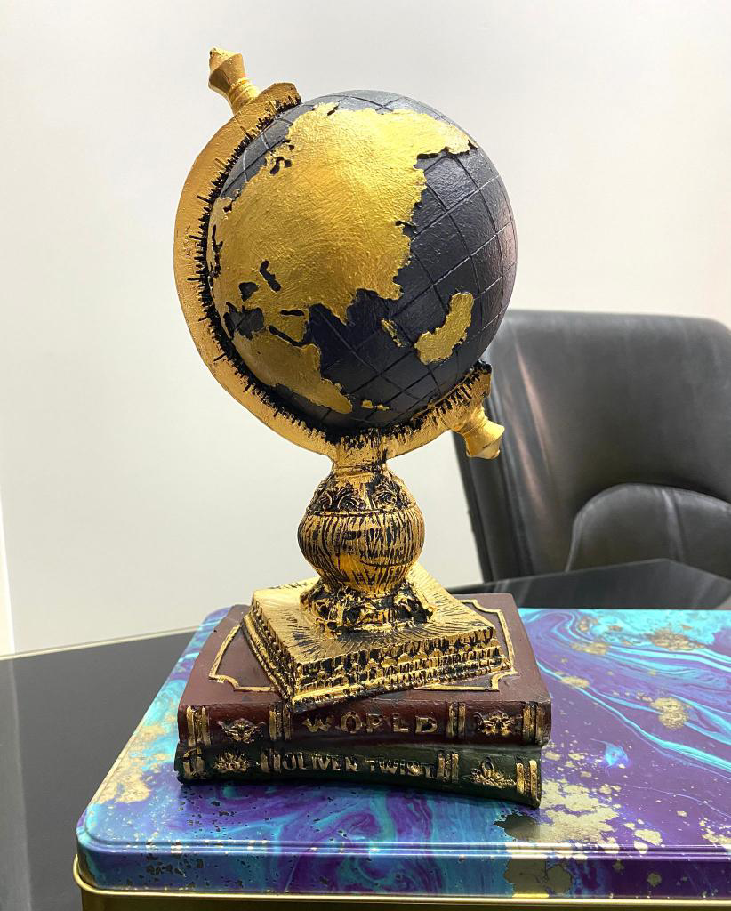 Kitap dünya dekoroatif obje Atlas Biblo Kitap dünya dekoroatif obje Atlas Biblo