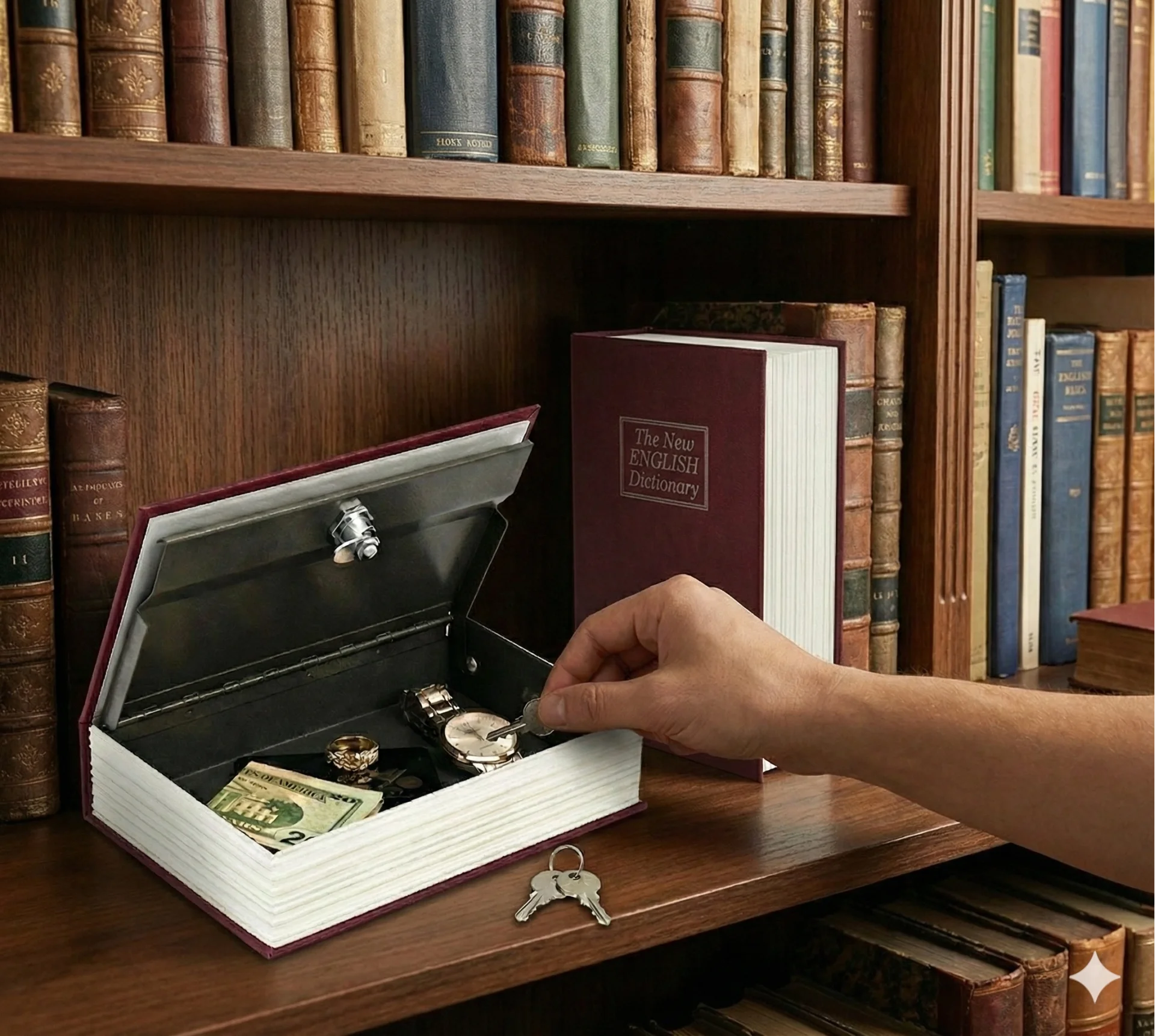 Kitap Görünümlü Gizli Kasa Kitap Görünümlü Gizli Kasa