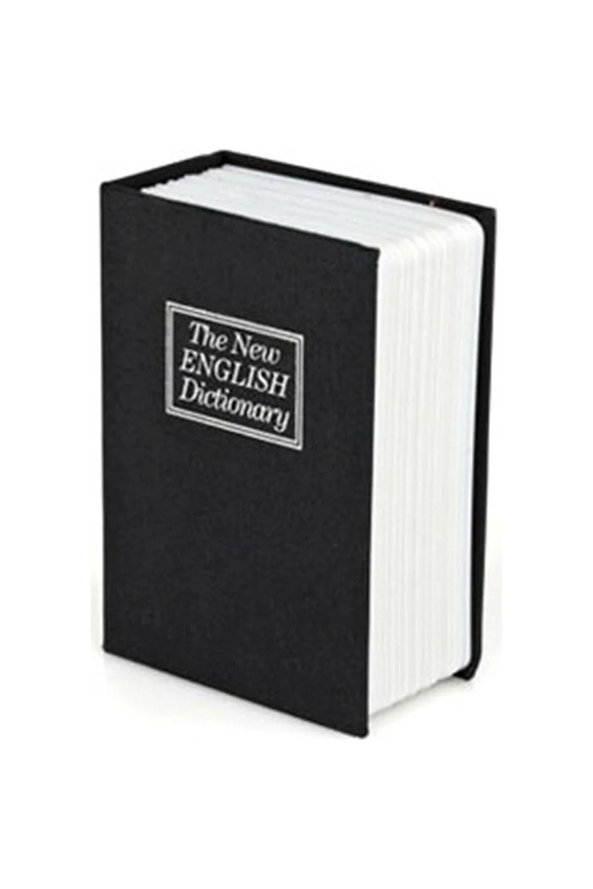 Kitap Görünümlü Kumbara Gizli Para Kasası Kitap Kumbara (Siyah, Büyük)