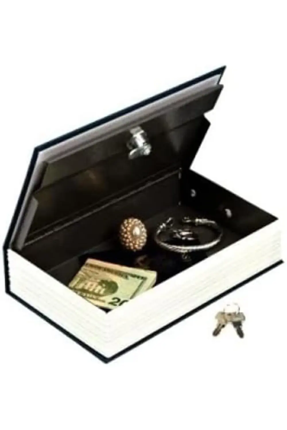 Kitap Görünümlü Kumbara Gizli Para Kasası Kitap Kumbara (Siyah, B