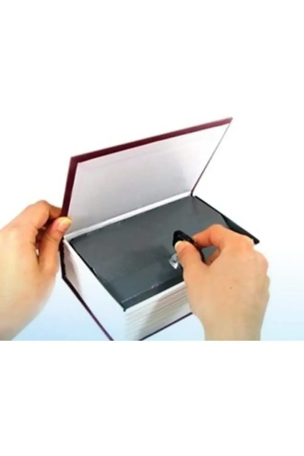 Kitap Görünümlü Kumbara Gizli Para Kasası Kitap Kumbara (Siyah, B