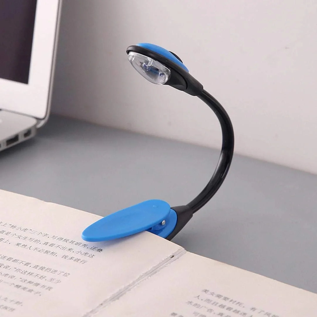 Kitap Okuma Işığı Led Booklight Kıskaçlı Pilli Model Led Işık Kitap Okuma Işığı Led Booklight Kıskaçlı Pilli Model Led Işık