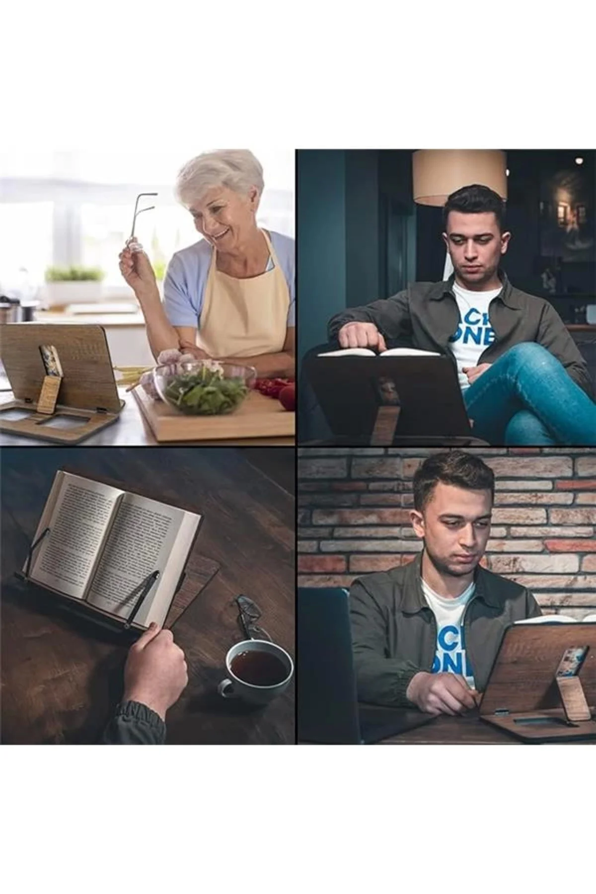 - Kitap Okuma Standı (Teak)