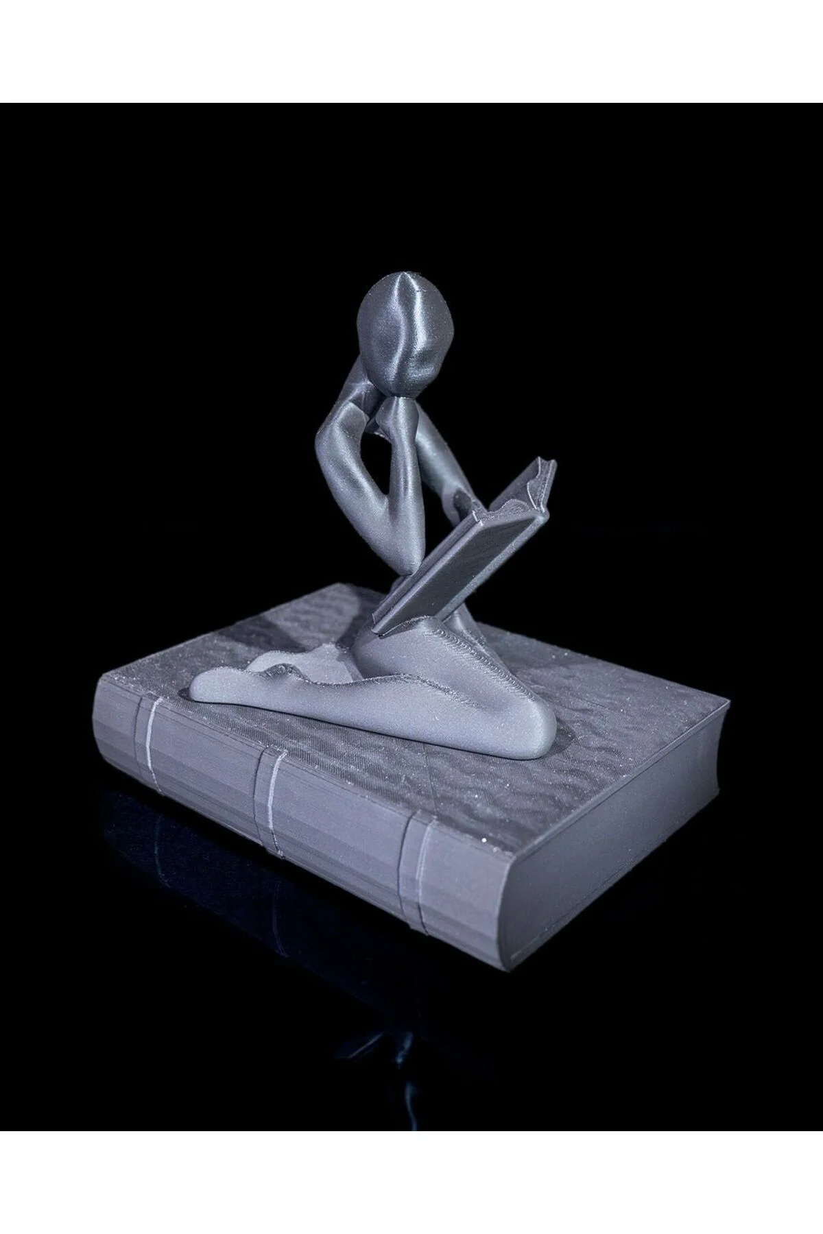 Kitap Okuyan İnsan Soyut Dekoratif Obje Soyut İnsan Obje Büyük Boy 20CM