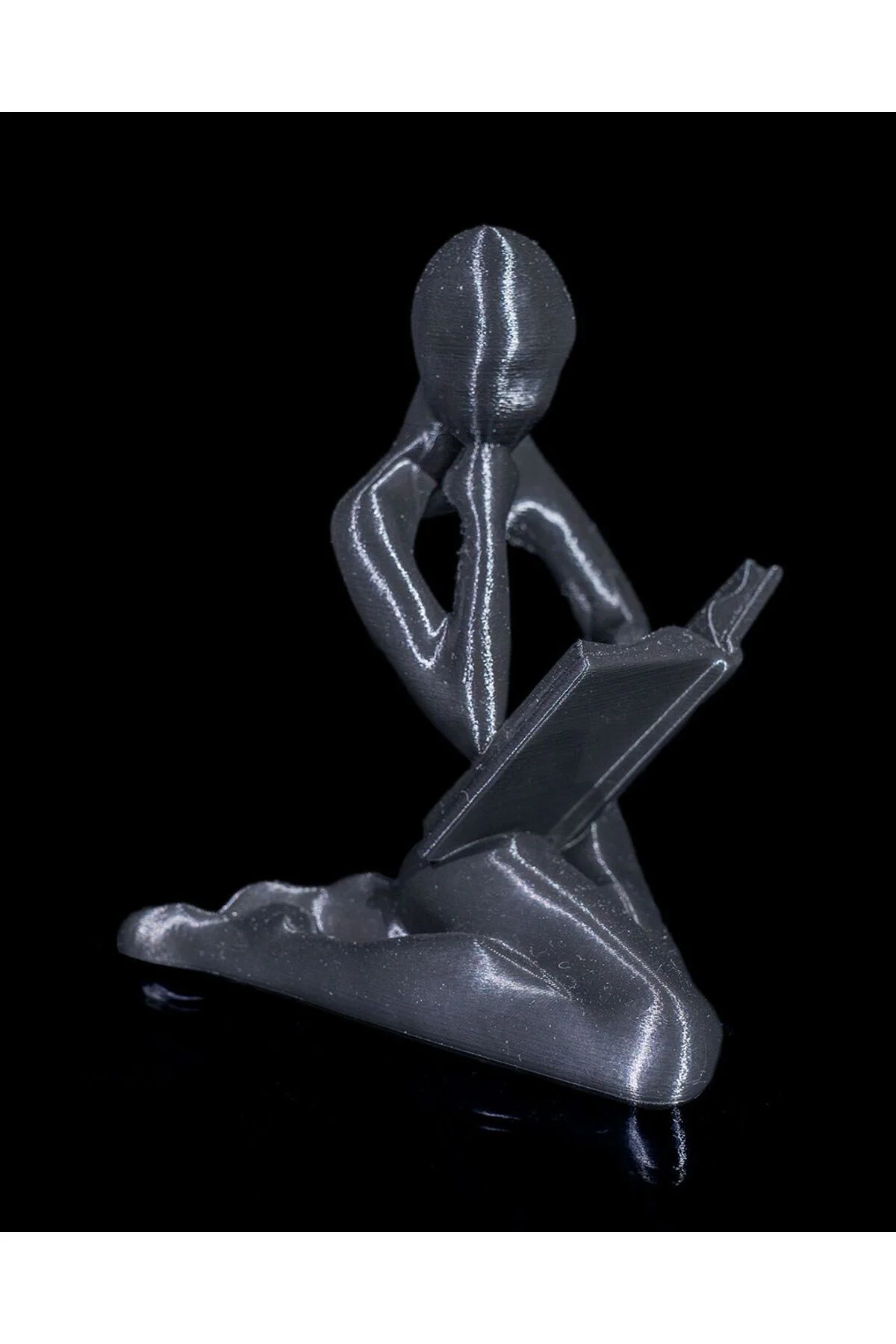 Kitap Okuyan İnsan Soyut Dekoratif Obje Soyut İnsan Obje Büyük Boy 20CM