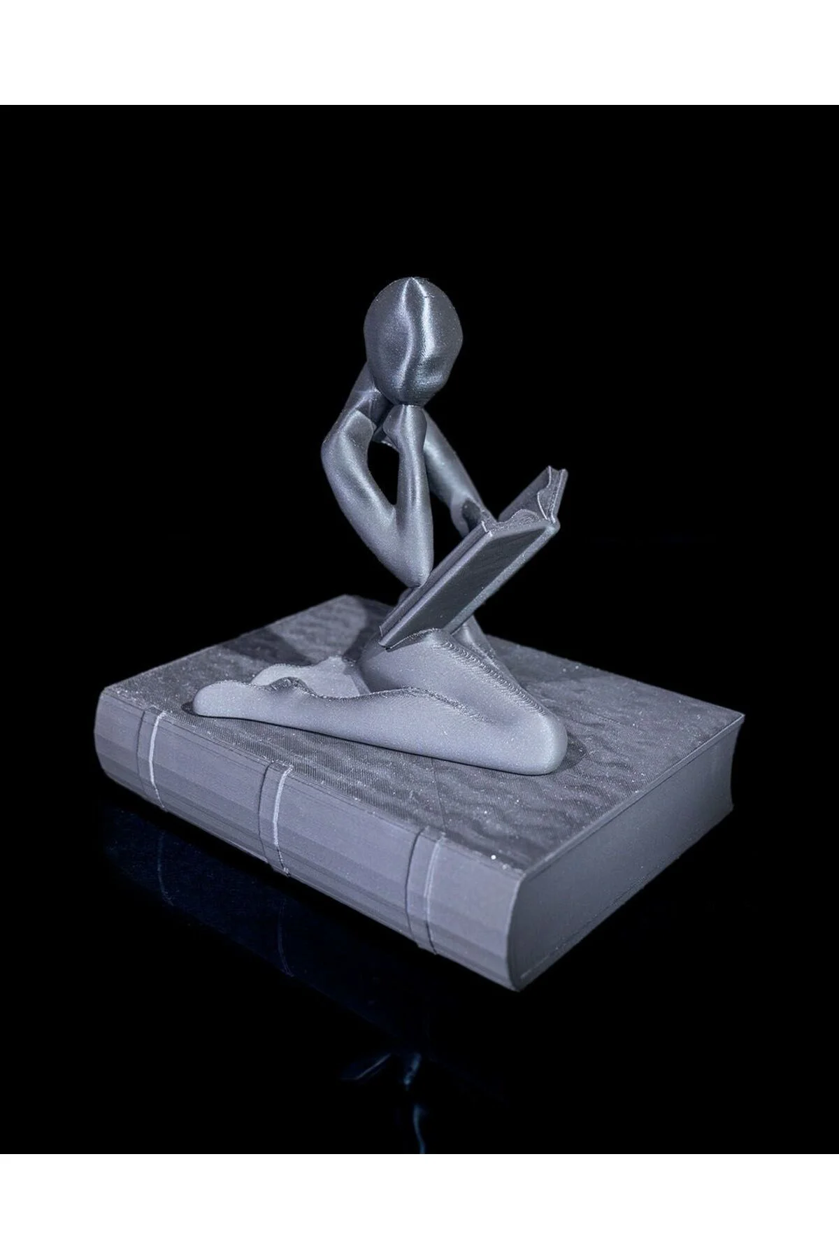 Kitap Okuyan İnsan Soyut Dekoratif Obje Soyut İnsan Obje Büyük Boy 20CM