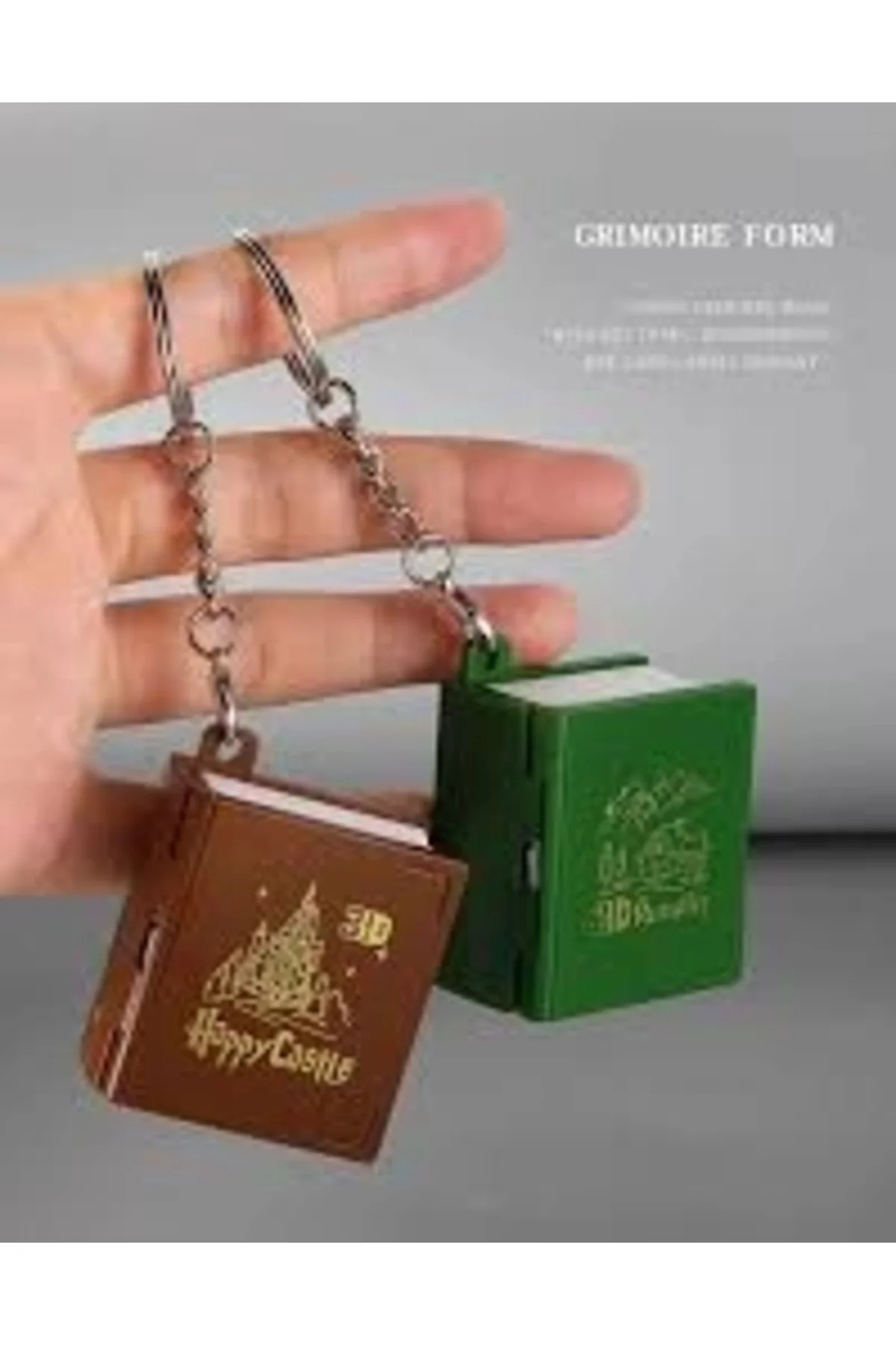 Kitap Şeklinde 3D Anahtarlık Kitap Şeklinde 3D Anahtarlık - Görsel 3