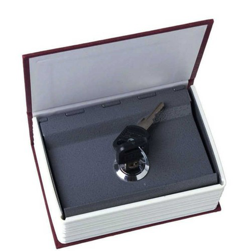 Just Cheap Store Kitap Şeklinde Mini Boy Kilitli Kasa Ve Kumbara