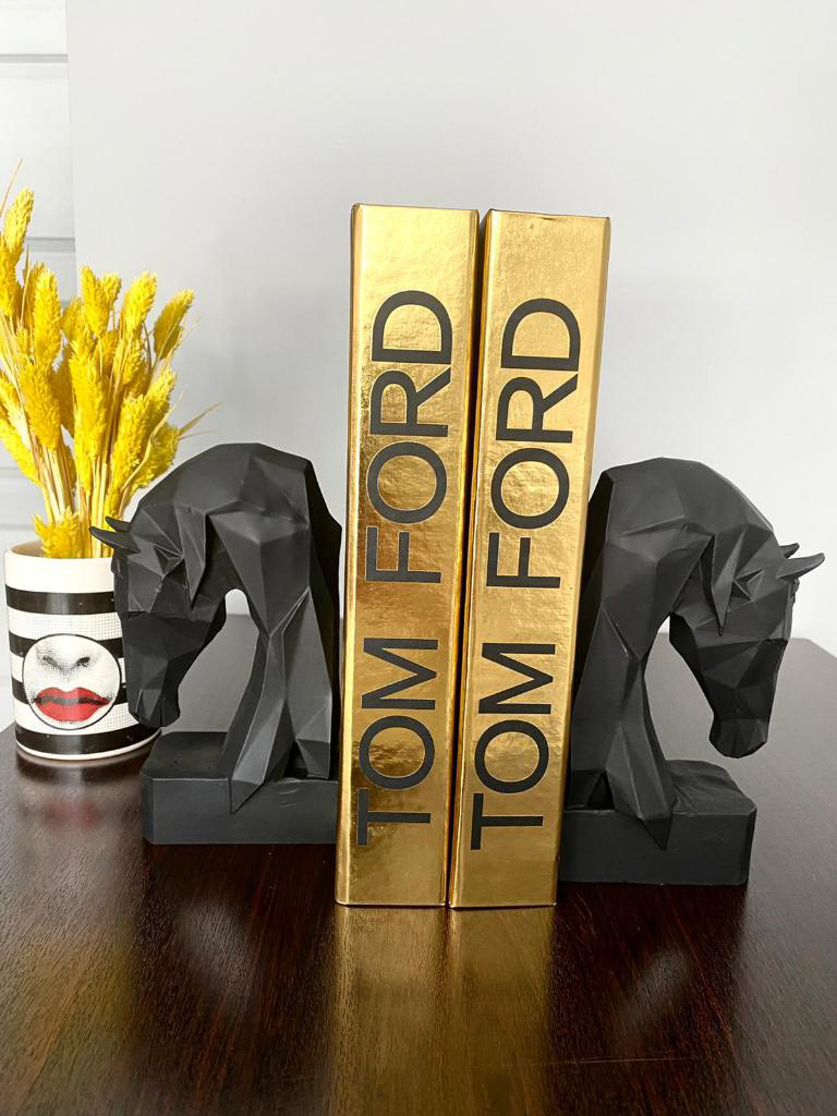 Mirsa Global Kitap Tutucu Kübik At Figürlü 2 Li ( Polyester)