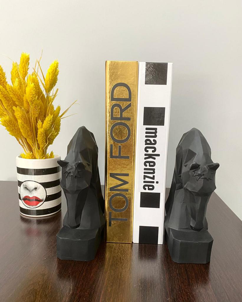 Mirsa Global Kitap Tutucu Kübik At Figürlü 2 Li ( Polyester)