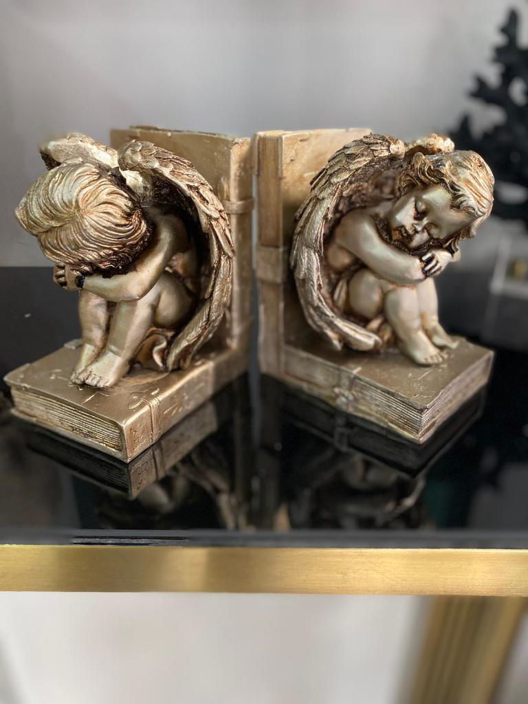 Mirsa Global Kitap Tutucu Melek Biblo Tasarımlı