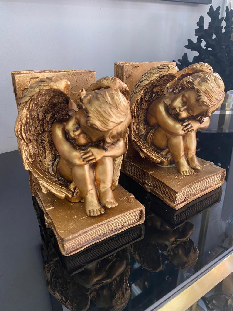 Mirsa Global Kitap Tutucu Melek Biblo Tasarımlı