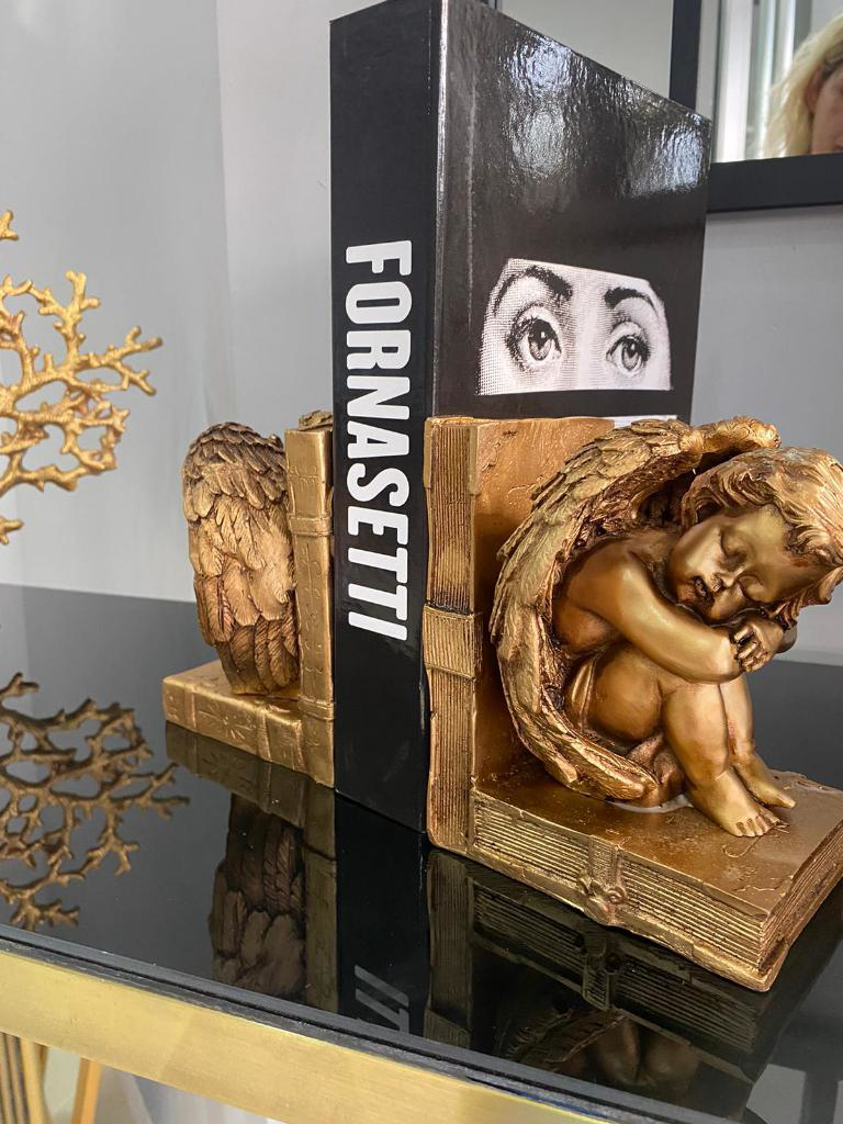 Mirsa Global Kitap Tutucu Melek Biblo Tasarımlı