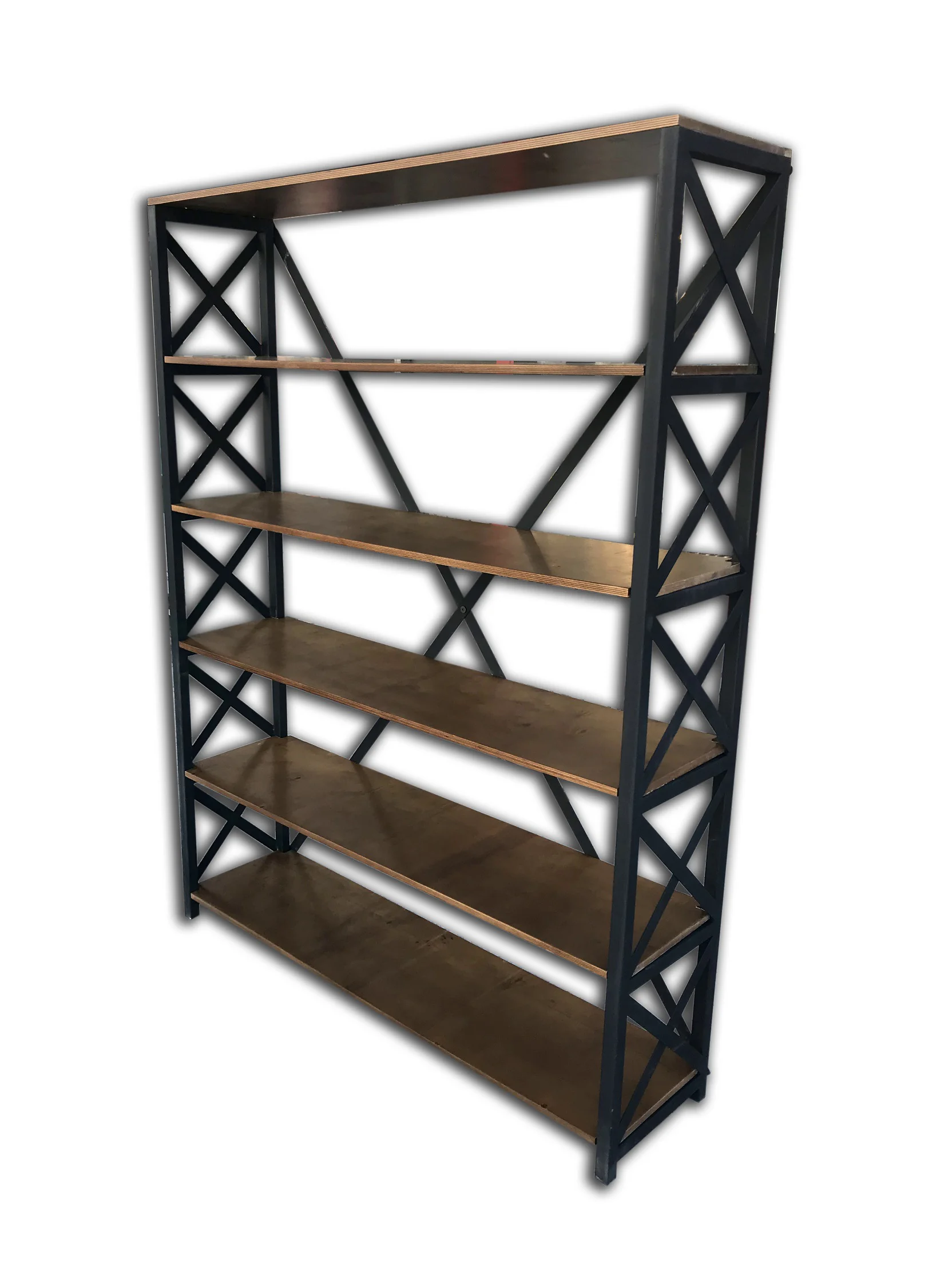 Kitaplık 13725 Metal ÇAPRAZ Model MDF demonte Raf Parlak SİYAH Demonte El Yapım Fiyatı, Yorumları ve Özellikleri