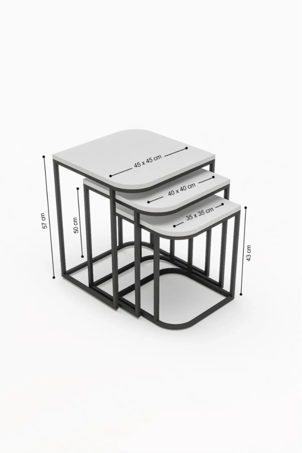 Kitaplık Çiçeklik 6 Raflı Beyaz Çok Amaçlı Stand Altı Bölmeli 160