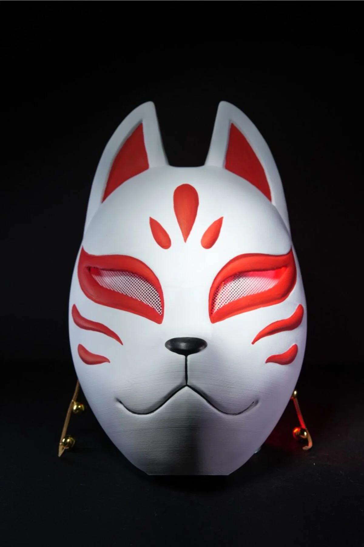 Kitsune Maske Boyalı Giyilebilir