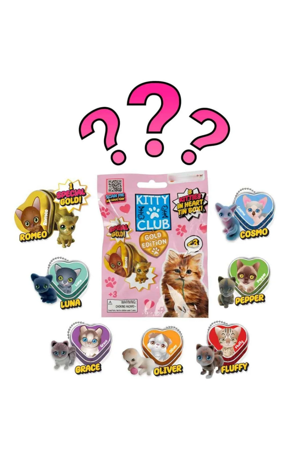 Kitty Club Gold Edition 3D Sürpriz Figür Paketi
