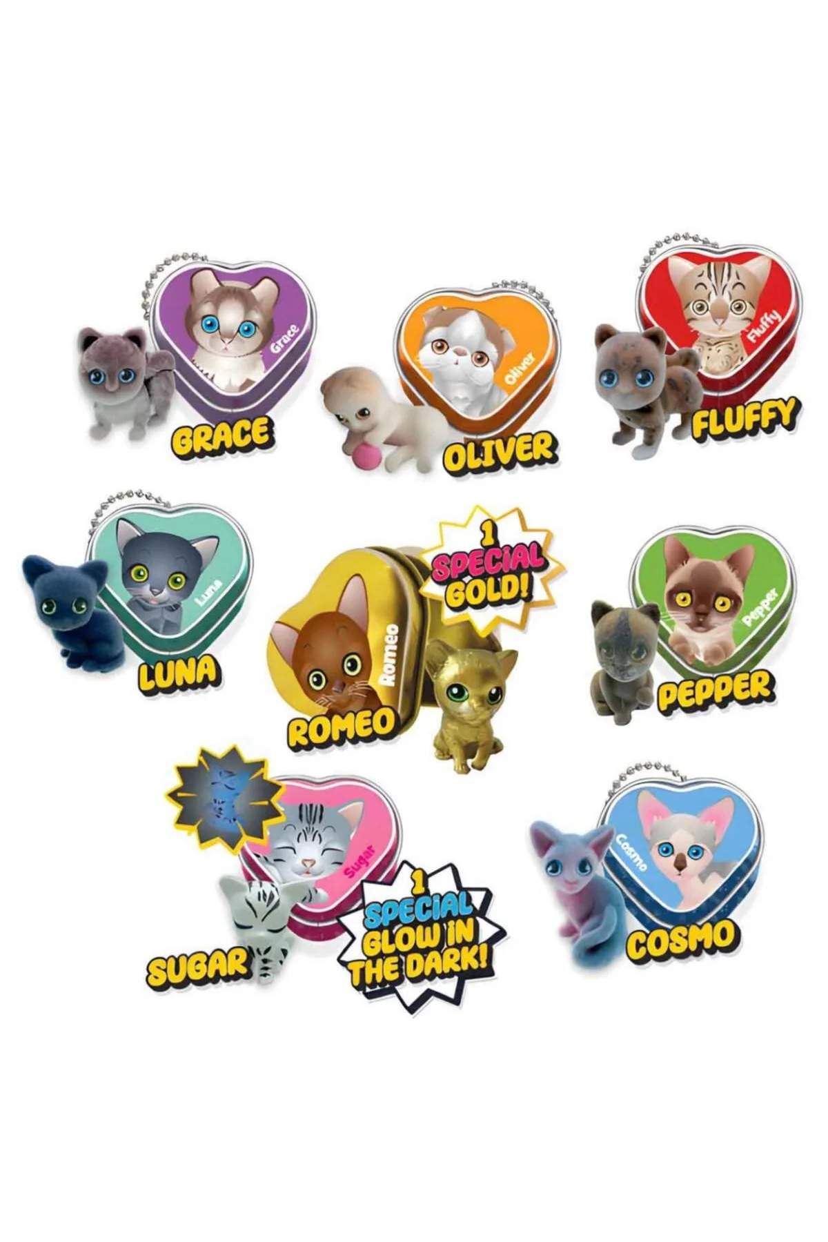 Kitty Club Gold Edition 3D Sürpriz Figür Paketi