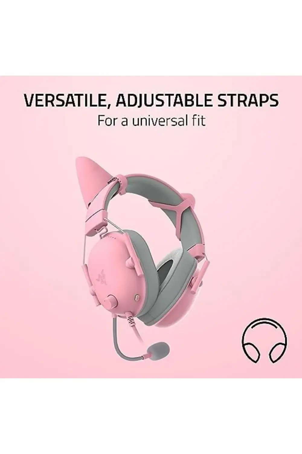 Kitty Ears V2 – Universal Fit Clip-On Kitty Ears kulaklıklar İçin
