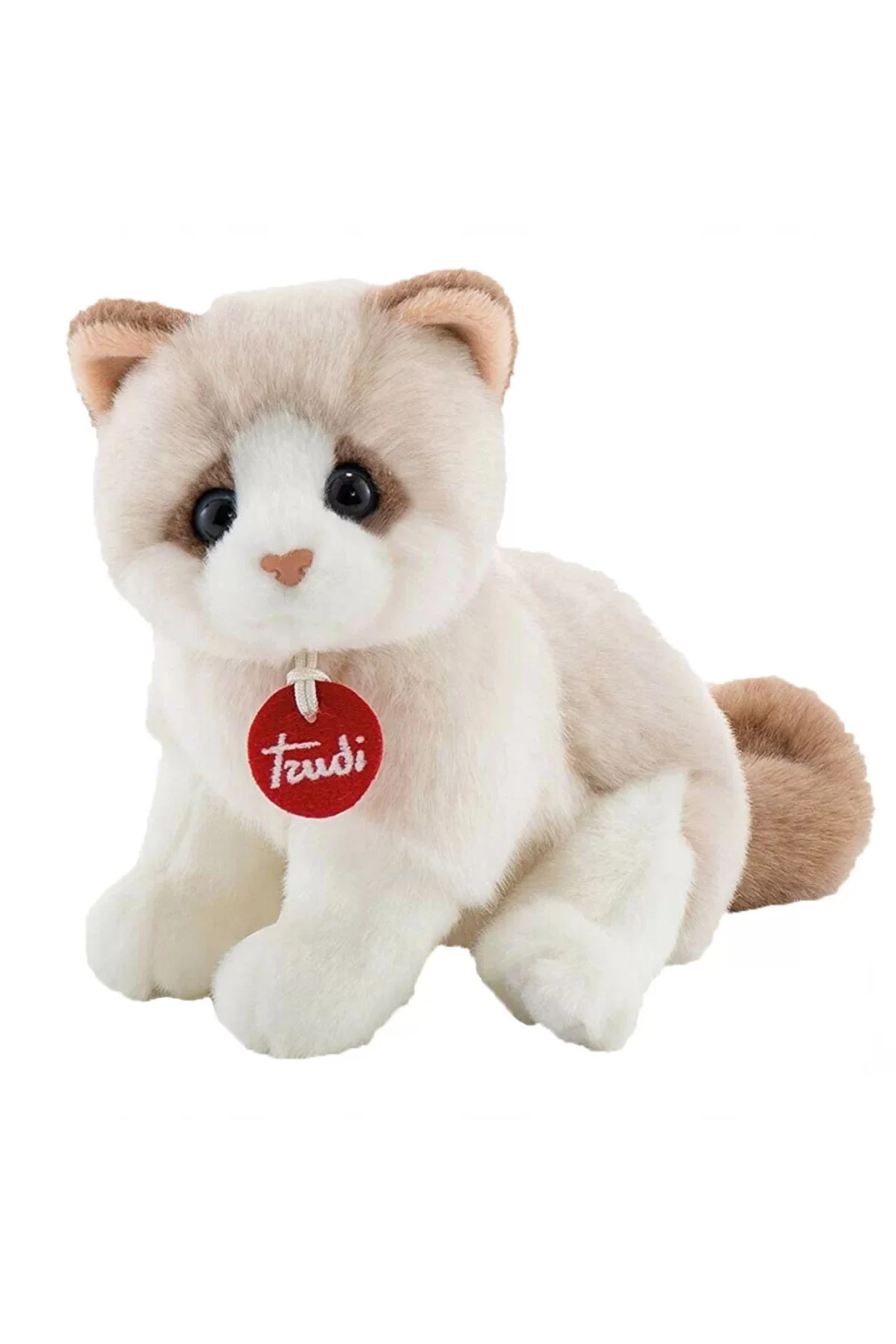Kitty Peluş Beyaz Bej Kedi 20 cm