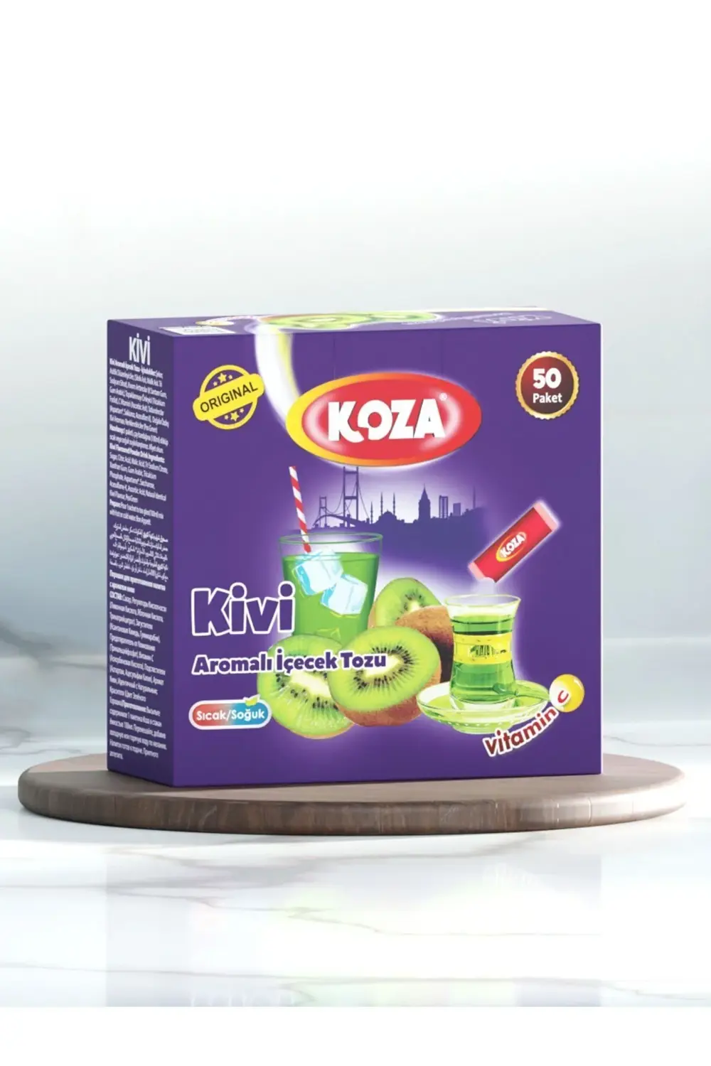 Koza Kivi Aromalı Tek İçimlik İçecek Tozu 50'Li