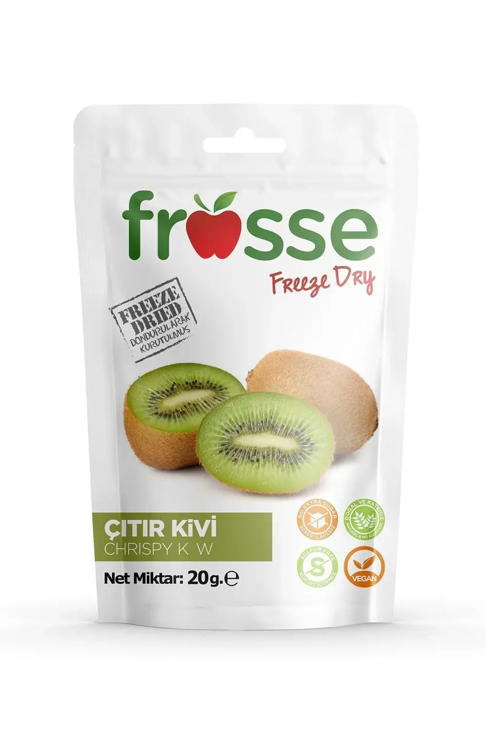 Kivi Kıtırı - Freeze Dried - Üretici Firmadan Dondurularak Kurutu