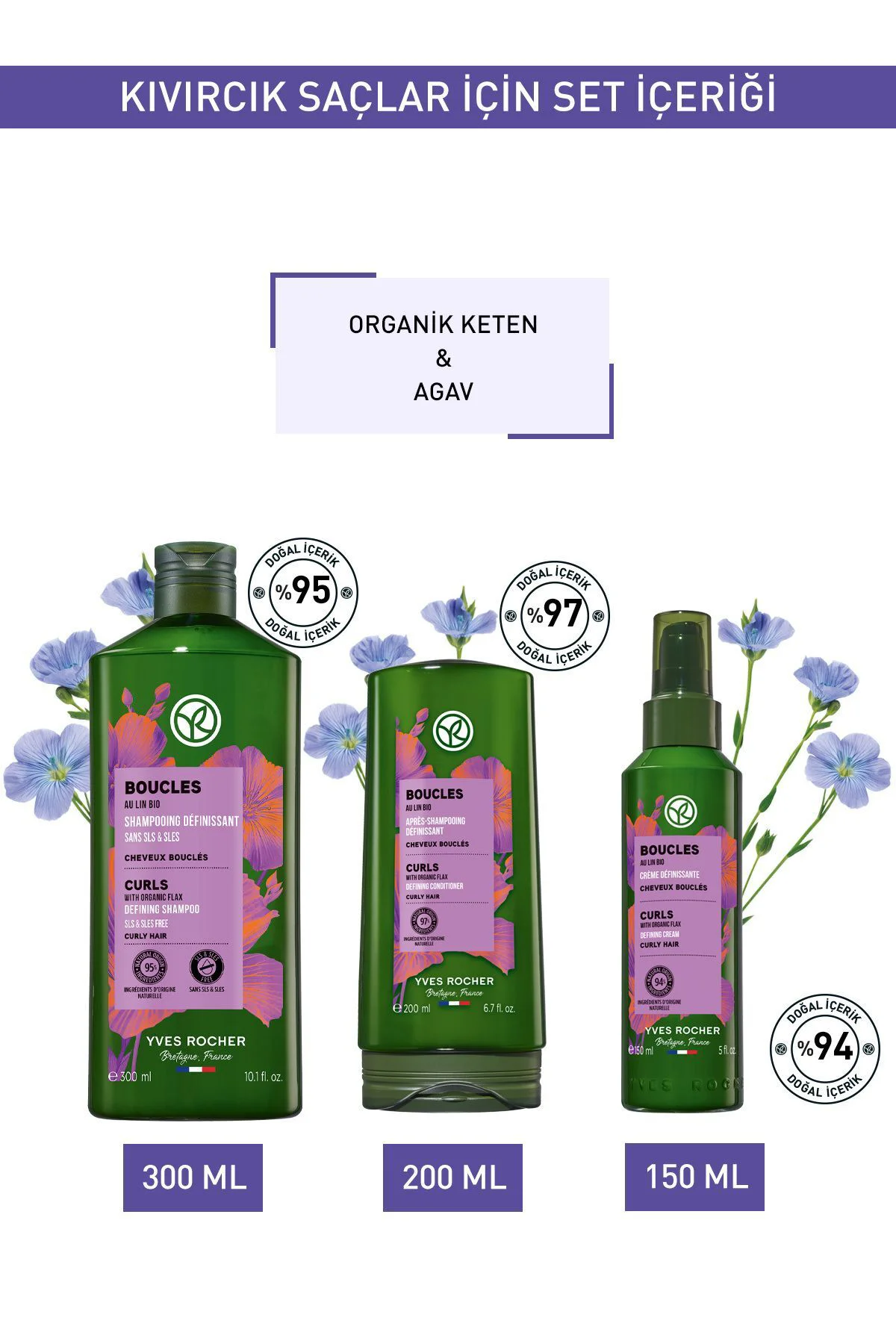 Kıvırcık Saçlara Özel Bakım Seti-9916630