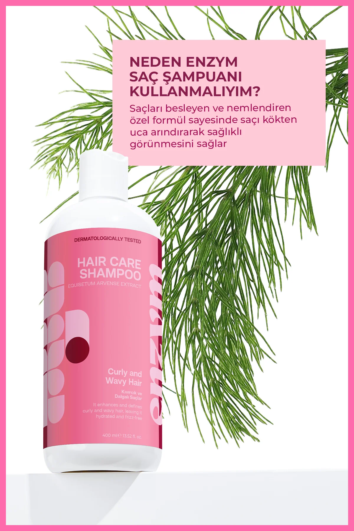 Kıvırcık Ve Dalgalı Saçlar İçin Saç Bakım Şampuanı 400 ml (Bukle Belirginleştirici) (Tuzsuz) Fiyatı, Yorumları ve Özellikleri