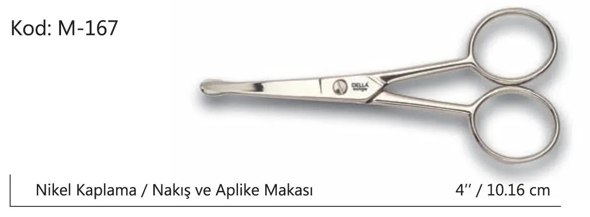 Kıvrık Küt Uçlu Aplike ve Nakış Makası No:4 – 10,16 Cm Hassas Dikiş Makası Fiyatı, Yorumları ve Özellikleri