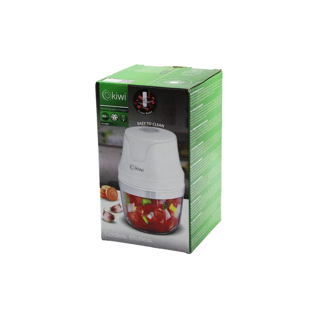 Kiwi Kc-8203  Usb Şarjlı Mini   3 Bıçaklı  Blender Rondo Gıda Doğrayıcı  350ml=mika Kristal Hazne Bx40 Fiyatı, Yorumları ve Özellikleri