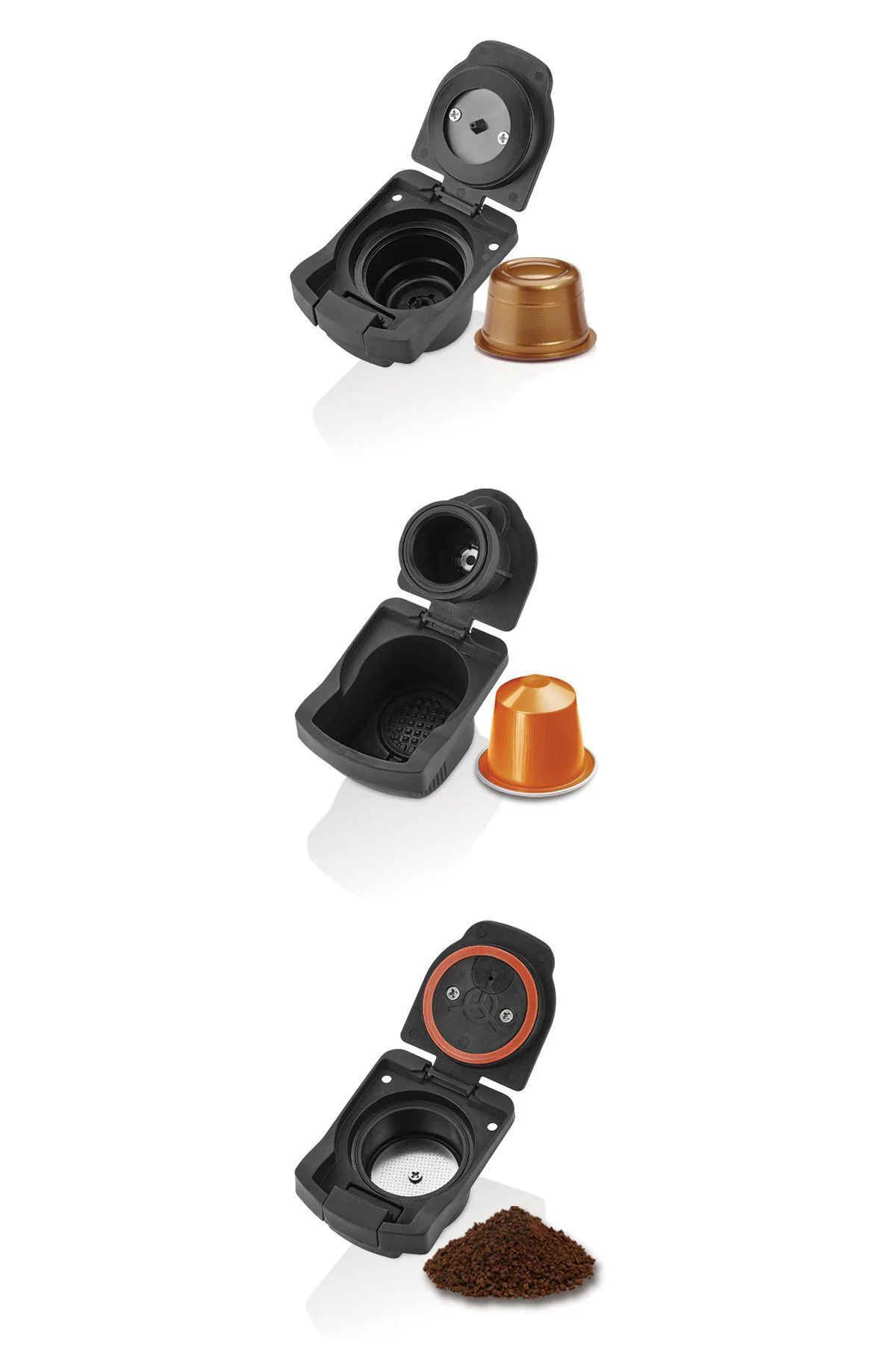 Kiwi Kcm-7597 Multikapsül Kahve Makinesi Beyaz Nespresso / Tchibo Kiwi Kcm-7597 Multikapsül Kahve Makinesi Beyaz Nespresso / Tchibo