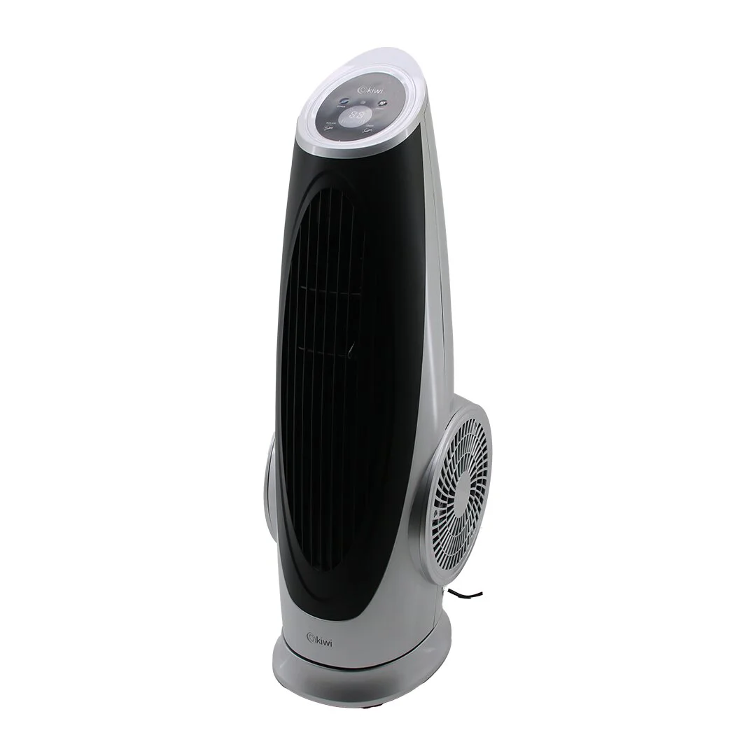 Kiwi KFAN-7690 Kule Tipi Turbo Fan Vantilatör Kumandalı - Dokunmatik Ekran 130W 3 Kademe Hız Y: 75CM Fiyatı, Yorumları ve Özellikleri