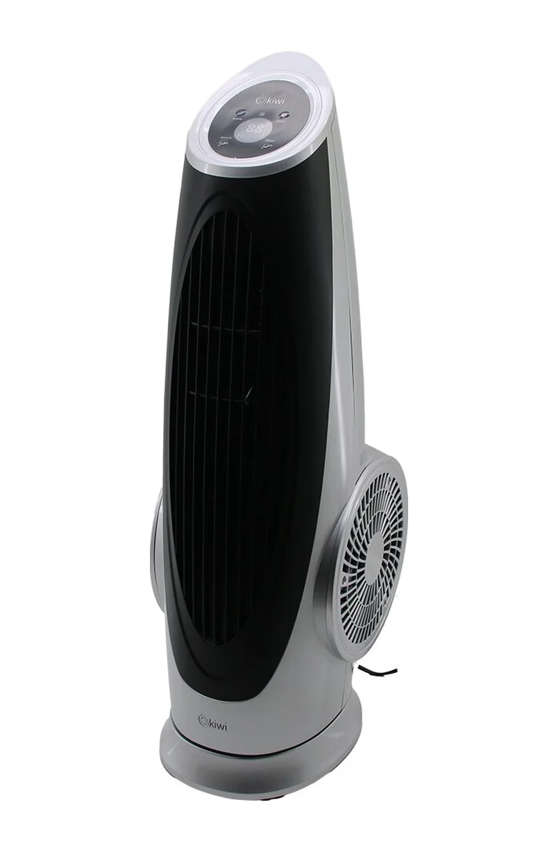 Kiwi Kfan-7690 Kule Tipi Turbo Fan Vantilatör Kumandalı - Dokunmatik Ekran 130w 3 Kademe Hız Y: 75cm 5224