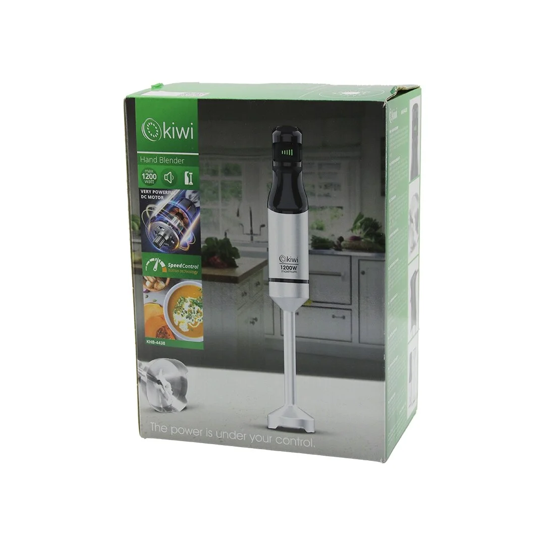 Kiwi Khb-4438 Çubuk El Blender 1200w Değişken Hız Kontrol Düğmesi Güçlü Dc Motor Çelik Bıçak Krom Kaplama Gövde Bx40 Fiyatı, Yorumları ve Özellikleri