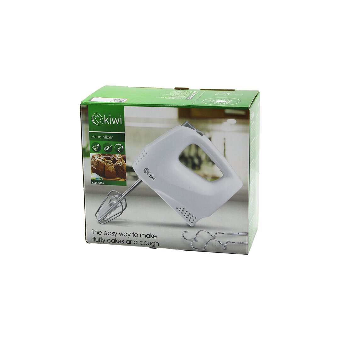 KİWİ KMX-3608 ELEKTRİKLİ EL MİKSERİ 2PCS METAL ÇIRPMA APARATI - 2