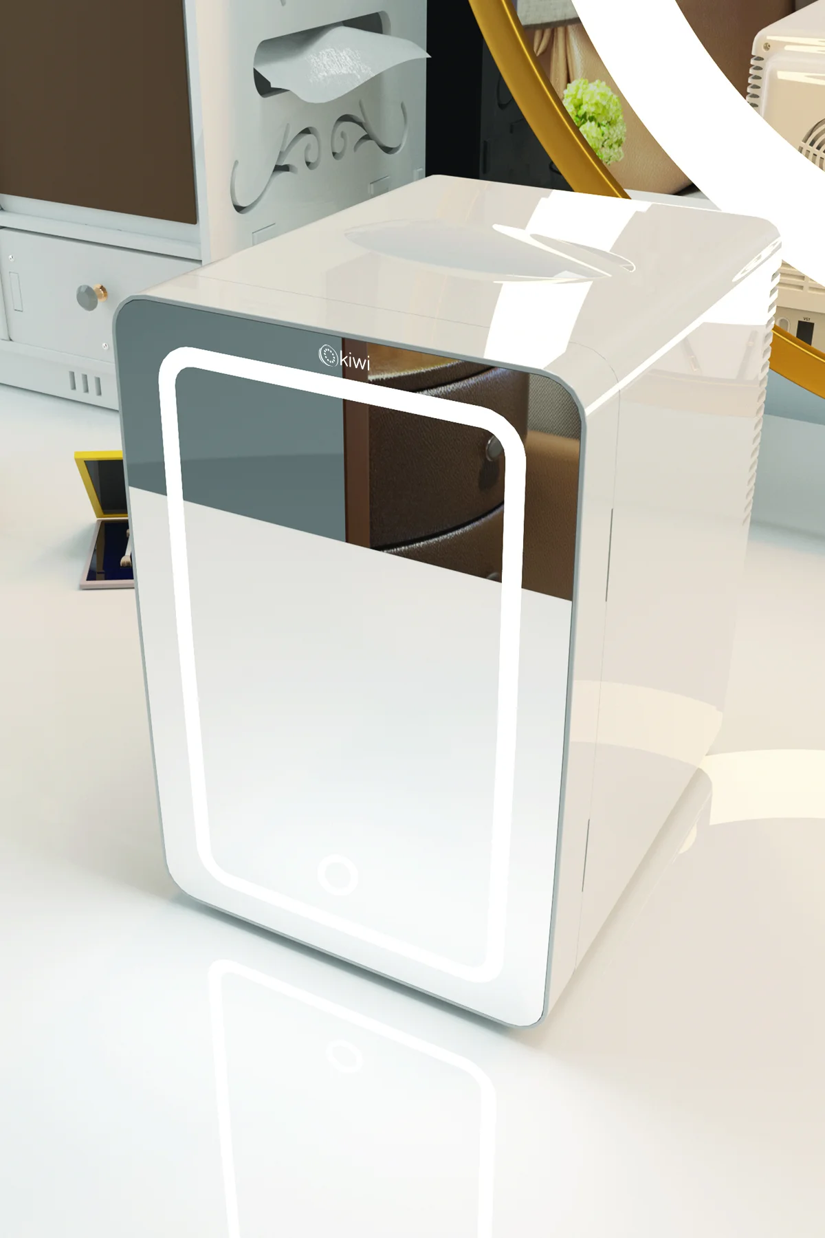 Kiwi Krf-2505 Led Işıklı Taşınabilir Soğuk - Sıcak Ayarlı Kozmeti