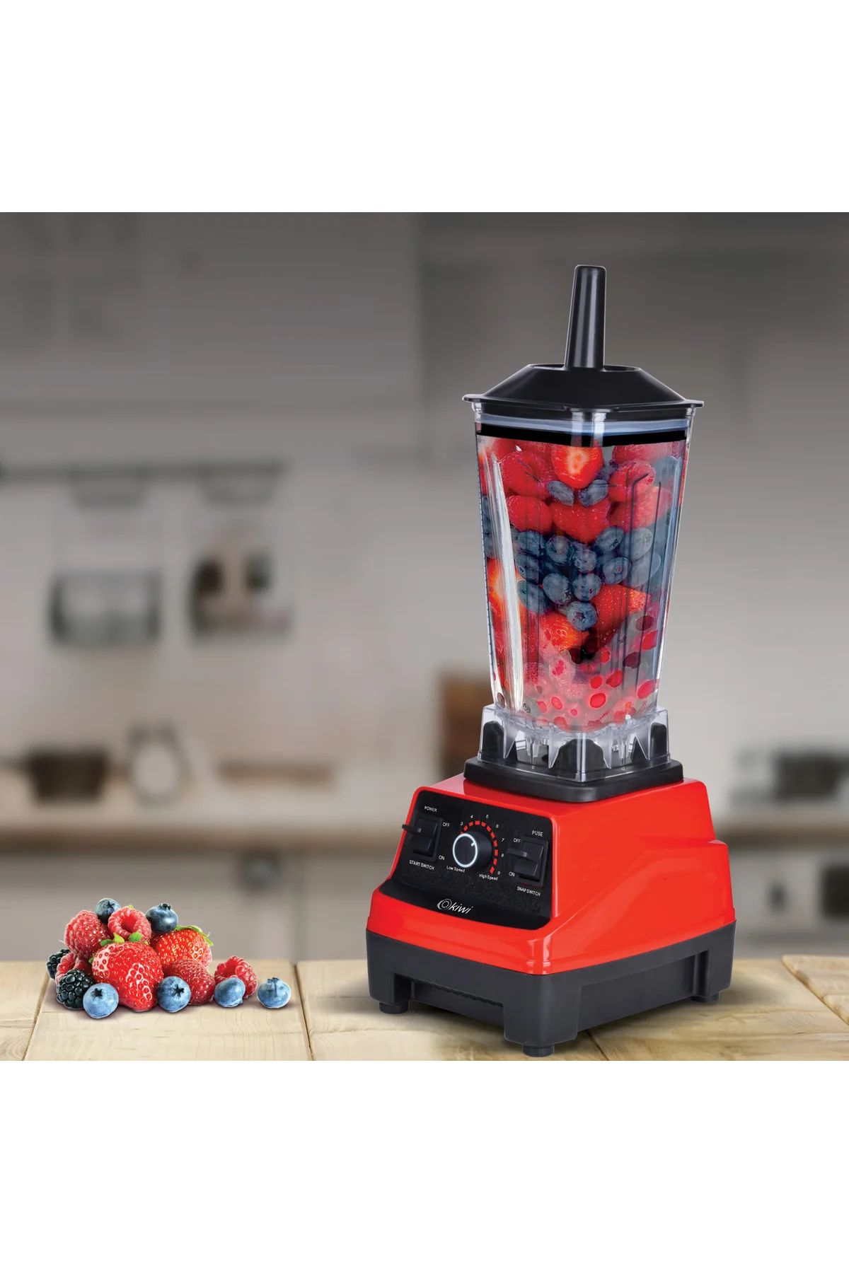 Kiwi Ksb-2251 2000W 6 Paslanmaz Çelik Bıçaklı Pro Standlı Blender