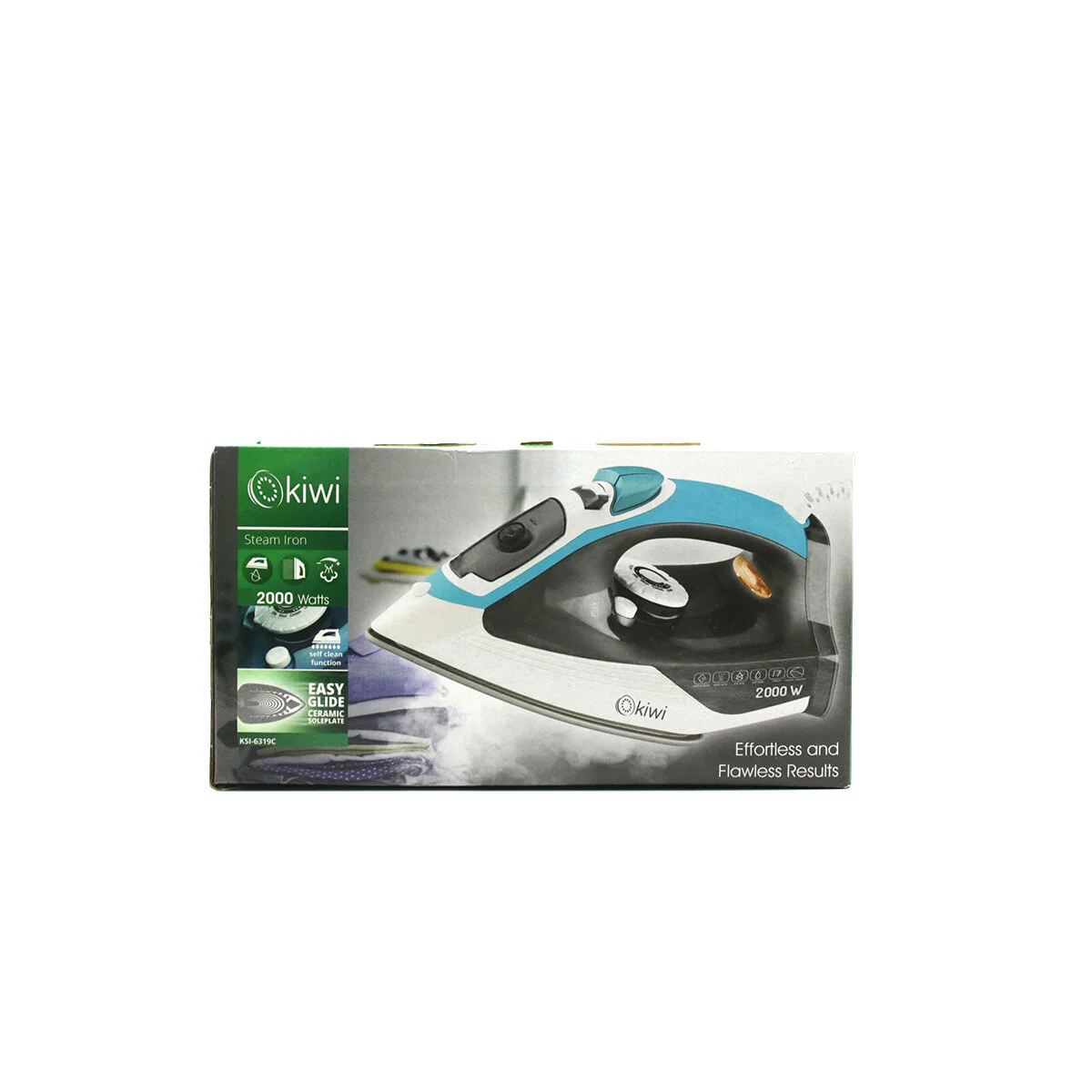 Kiwi KSI-6319C Buharlı Ütü Seramik Plaka 2000W