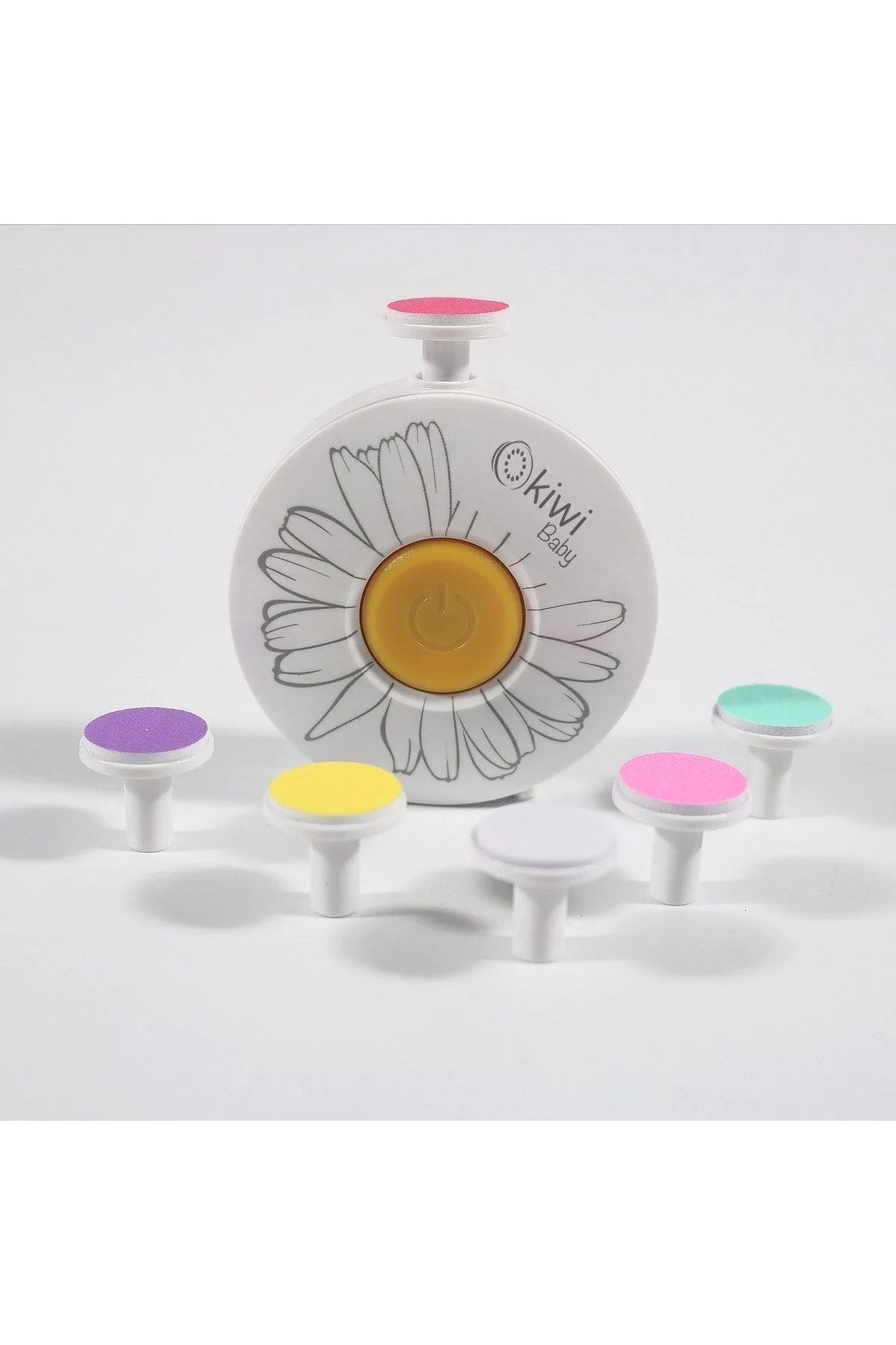 Kiwibaby Bebek Çocuk 6 Başlıklı Pilli Tırnak Kesme Türpü, Törpüle