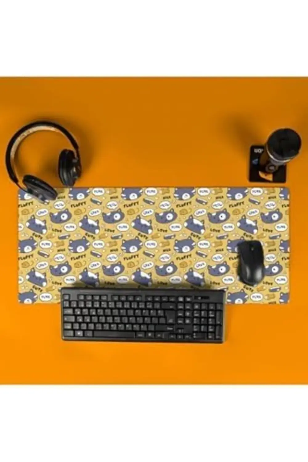 Kız Arkadaşa Hediye Sevimli Kedi Tasarımlı Mousepad - Mouse Pad -