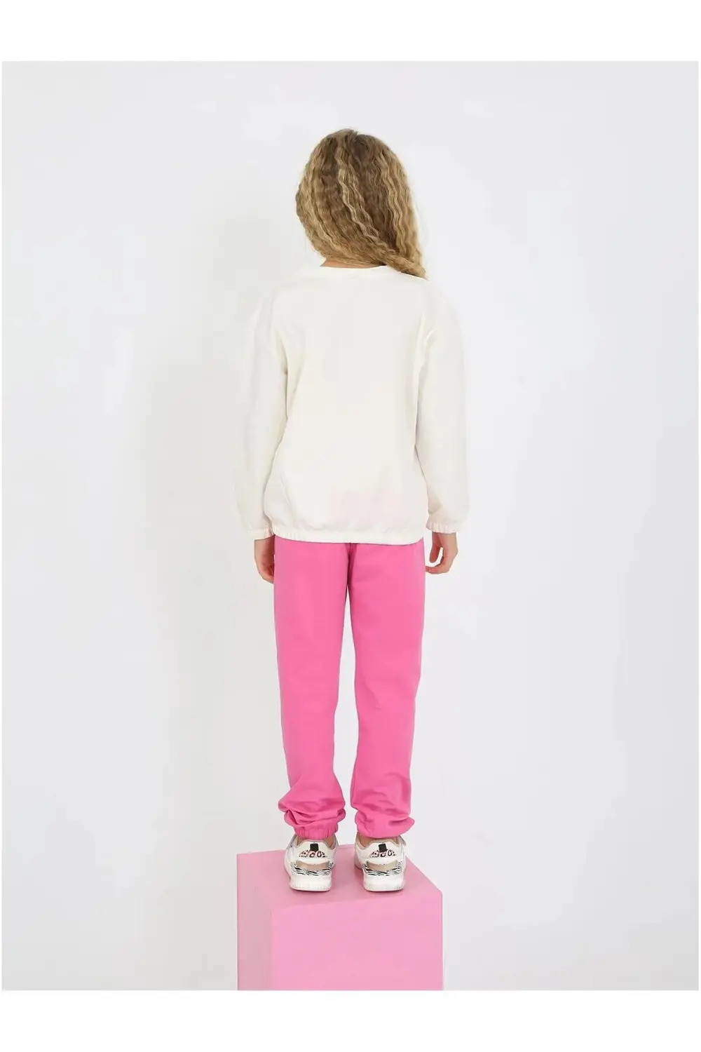 Kız  Baskılı 10/14 Yaş 2 İp Eşofman Takım