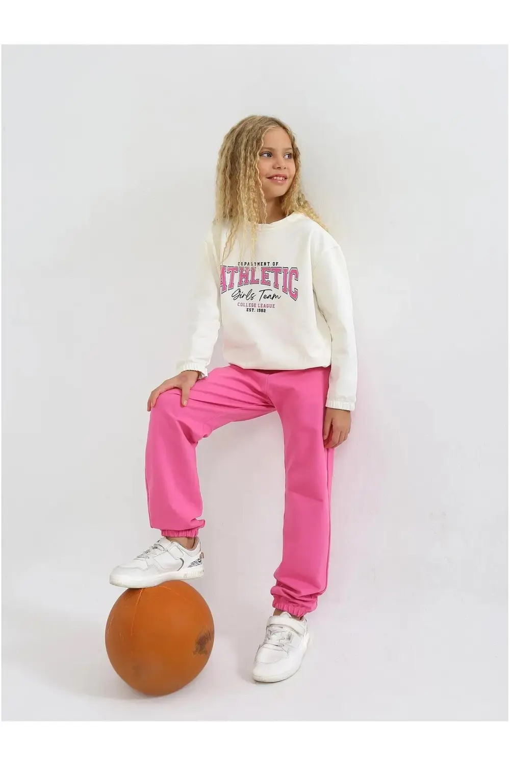 Kız  Baskılı 10/14 Yaş 2 İp Eşofman Takım