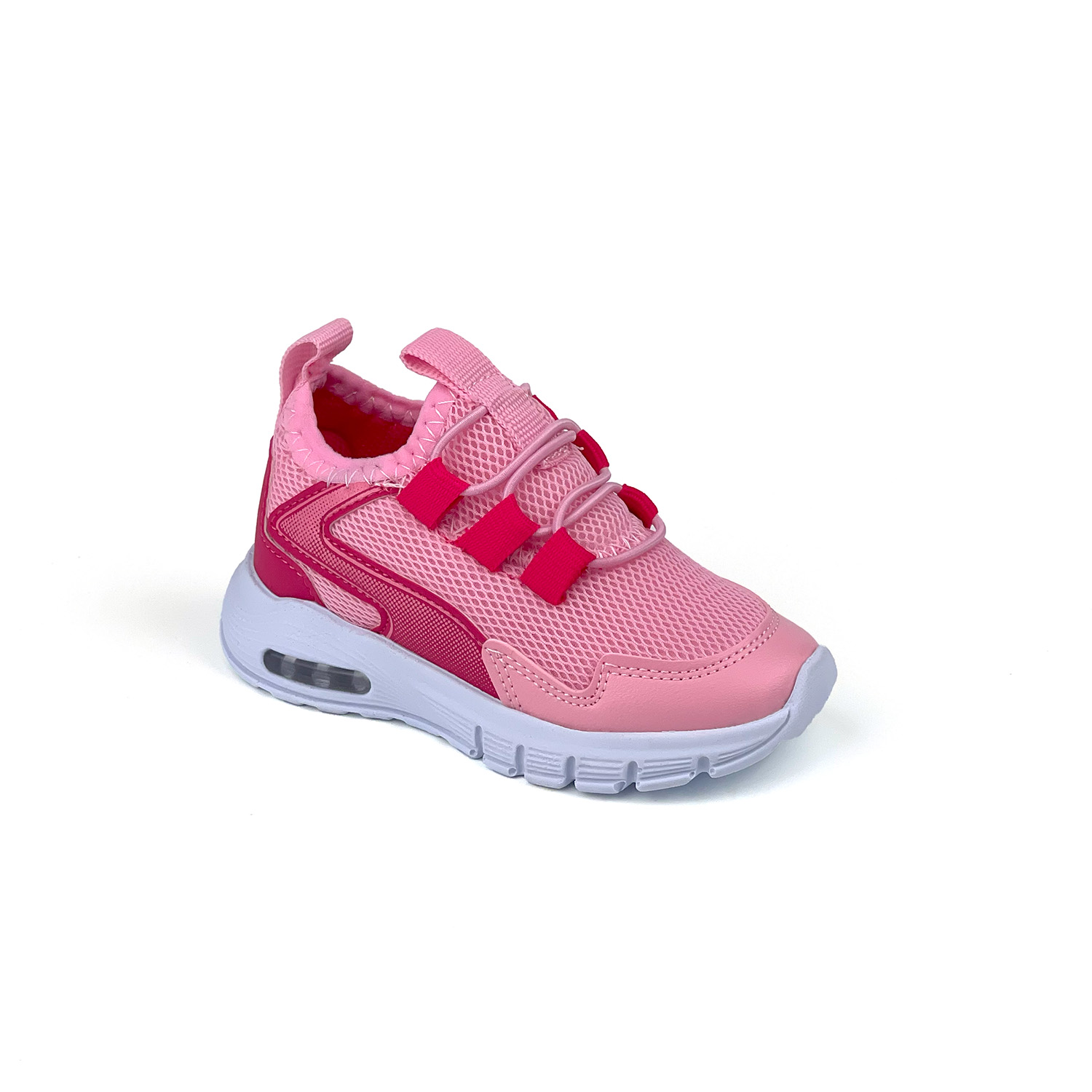 Kajila Kız Bebe Çocuk Fuşya İşıklı Bağcıksız Rahat Kalıp Sneaker Spor Ay